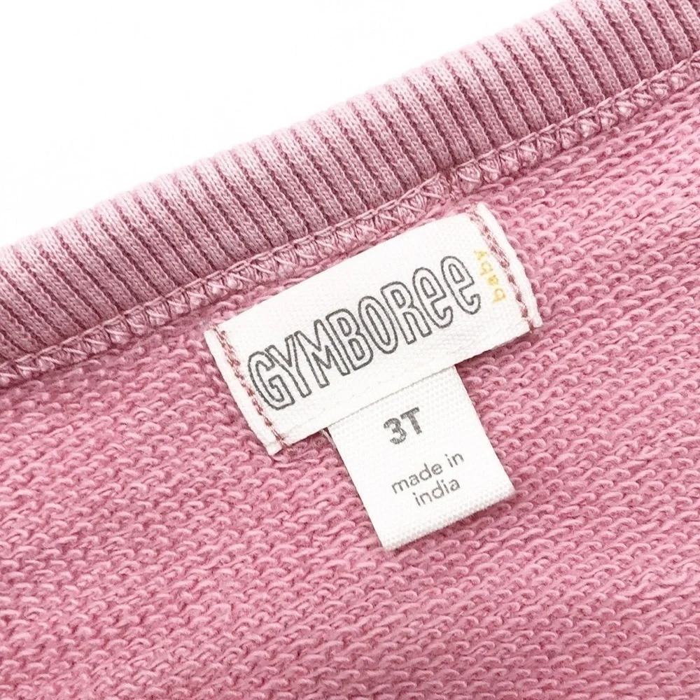 Gymboree toddler girl pink beach waves sweater